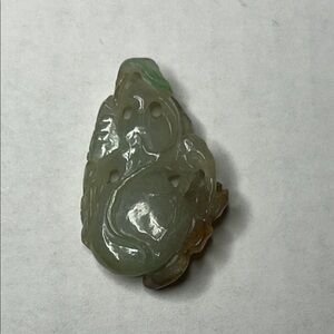 Green Jade Carved Pendant